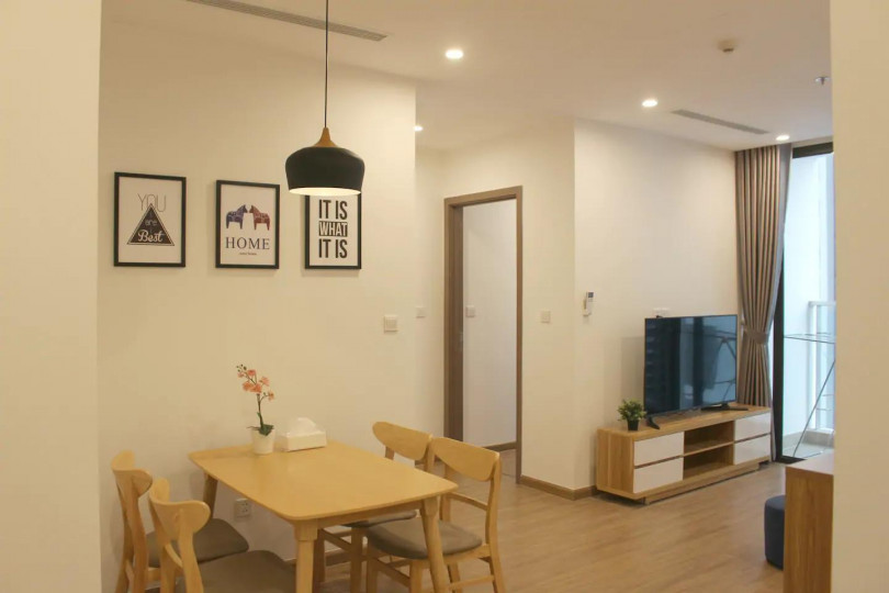 Cho thuê CC Vinhome Sky Lake - Phạm Hùng căn 1PN full nội thất giá 16tr
