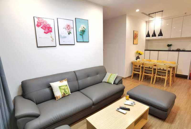Cho thuê CC Vinhome Sky Lake - Phạm Hùng căn 3PN full nội thất giá 1300$