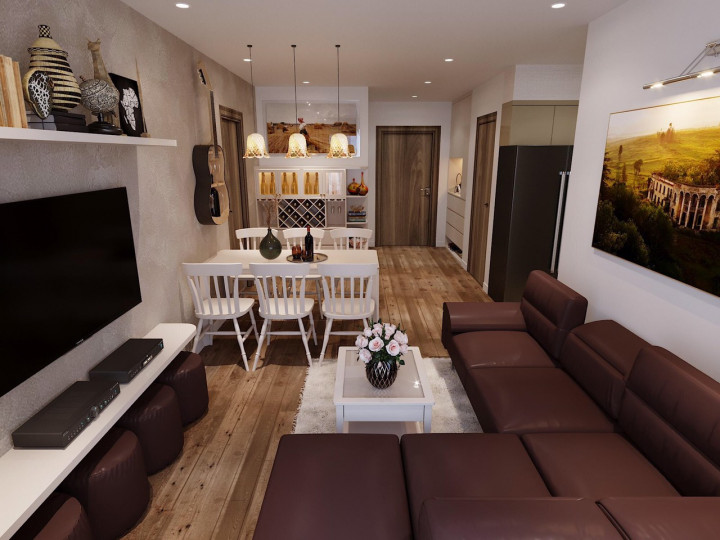 Cần cho thuê căn hộ ở Vinhomes West Point - Phạm Hùng, Tòa Tòa W2, 3 phòng ngủ, 2 vệ sinh, Full nội thất giá 25tr/th