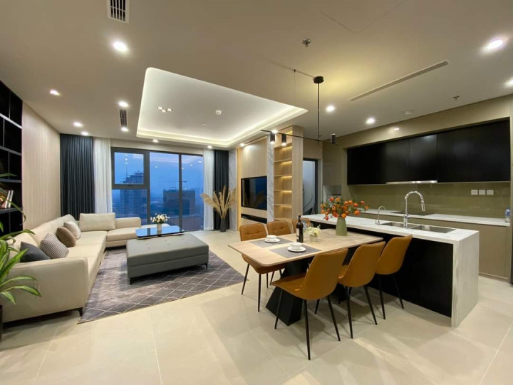 Cho thuê căn 3 ngủ + 1 đa năng, 182m2, đầy đủ nội thất tại Dolphin Plaza - Nguyễn Hoàng